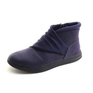 Cloudsteppers By Clark's Navy Breeze Dusk Booties Ankle Boots Zip Up Shoes 6